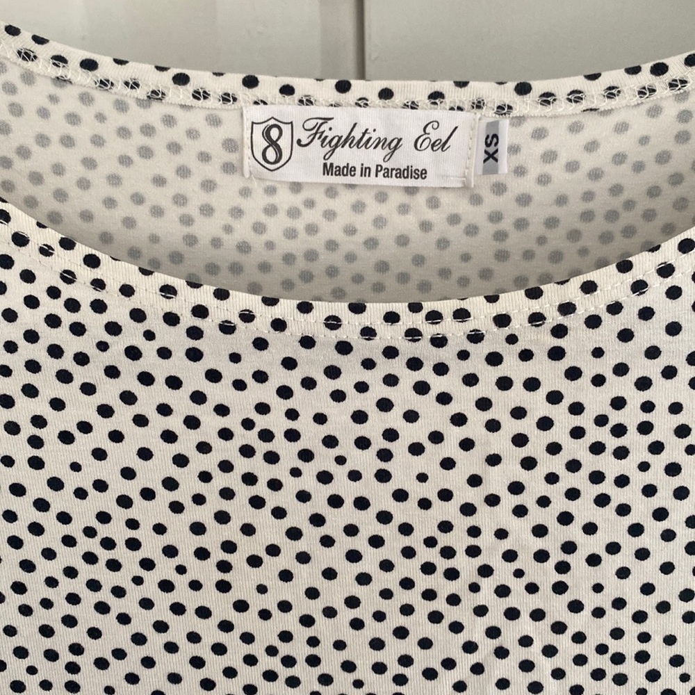 Fighting Eel Dot Patchwork Tshirt Dress - image 3